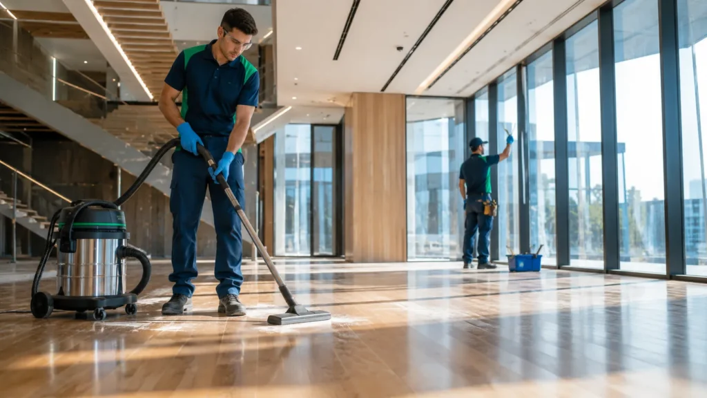 Nettoyage professionnel de fin de chantier et après travaux par VIK'CLEAN