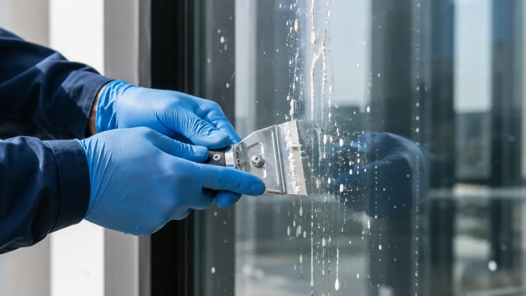 comment-enlever-ciment-peinture-vitres